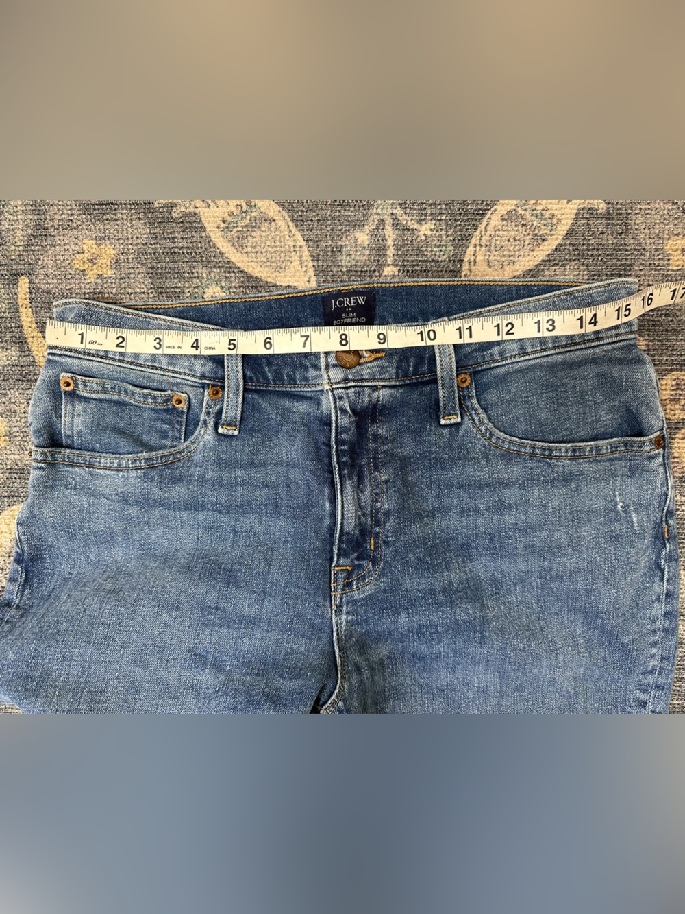 J.Crew Slim Boyfriend Light Wash Jeans Size 28 - Picture 5 of 7